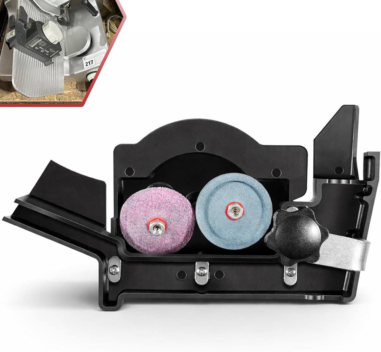 Repuesto afilador carne Bizerba SE12 kit piedra
