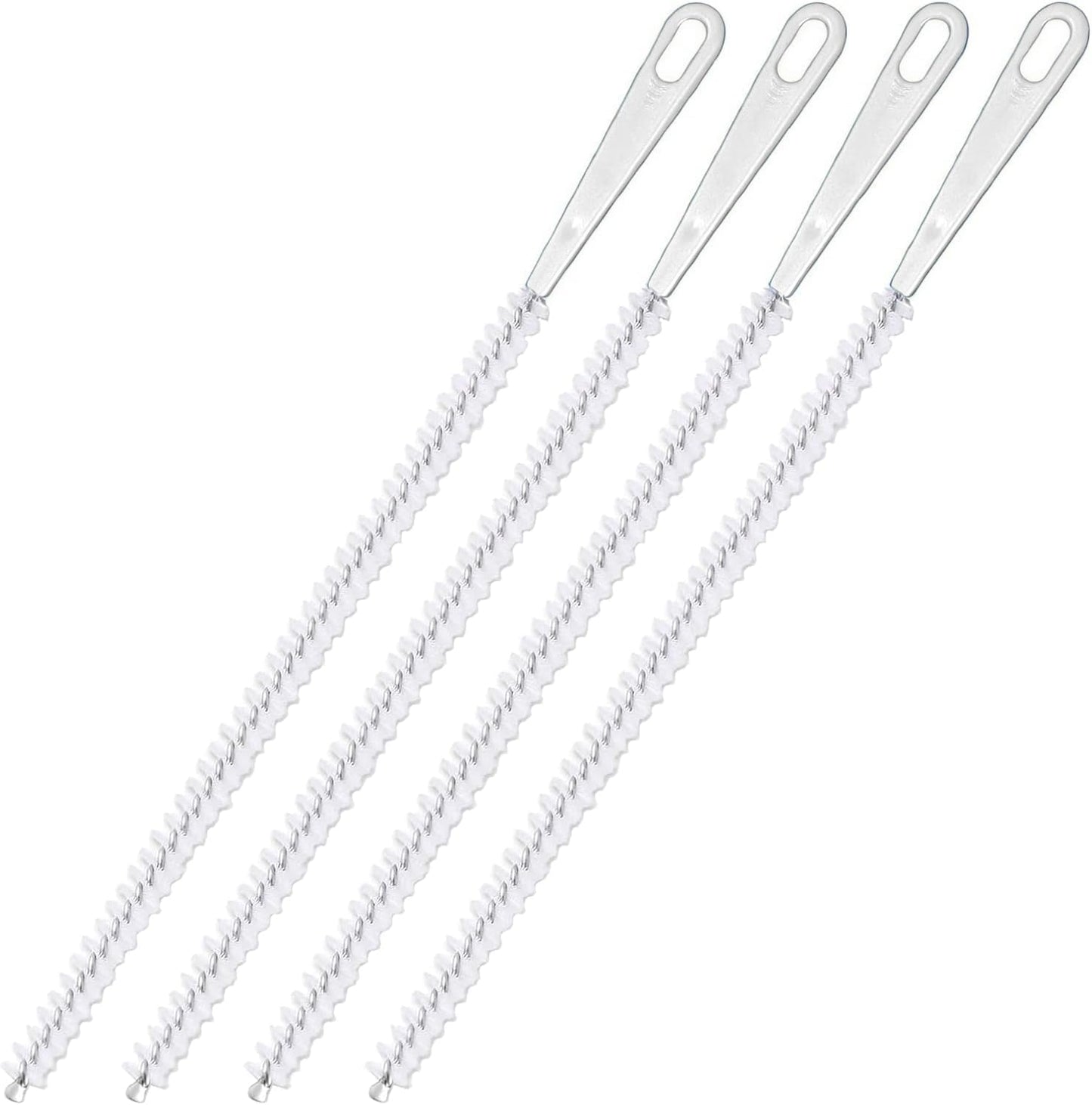 4 Cepillos Limpiadores Drenaje 17.71pulg Flexible Espiral