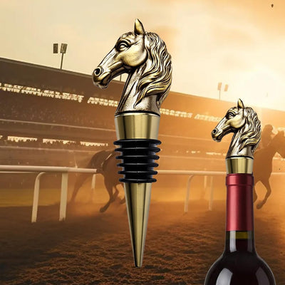 Tapón de vino con cabeza de caballo, regalo para hombres y mujeres