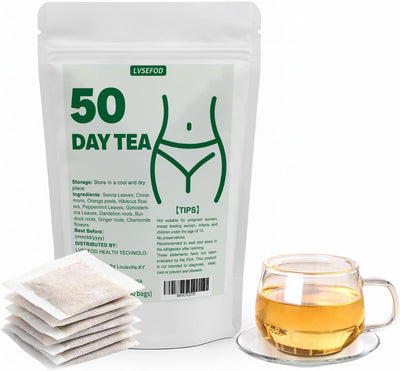 Té limpiador premium 3.5oz 50 bolsitas fórmula herbaria