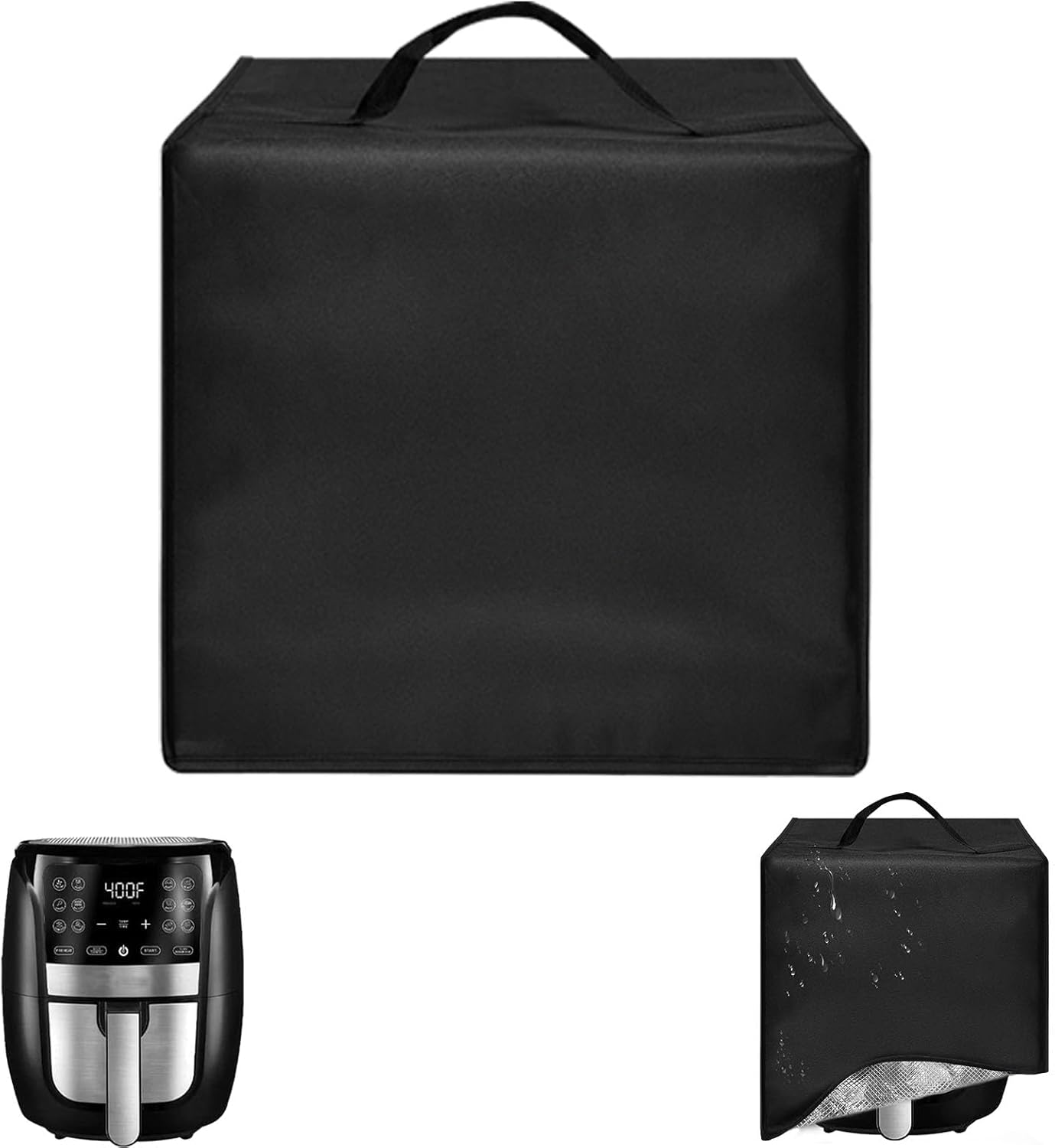 Cubierta antipolvo freidora aire Gourmia 6qt 600D