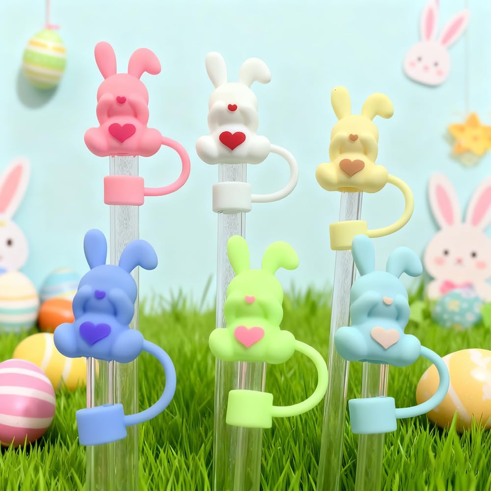 Tapas paja Pascua 30pcs reutilizables silicona fiesta
