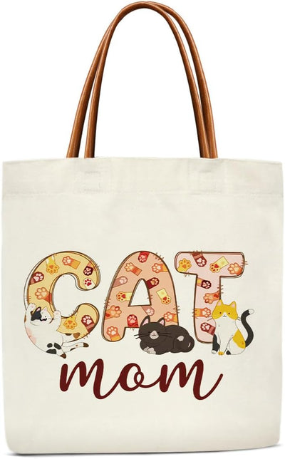 Bolsas de lona con versículos bíblicos para mujeres, regalo para amantes de gatitos, mamá, cumpleaños, día de la madre