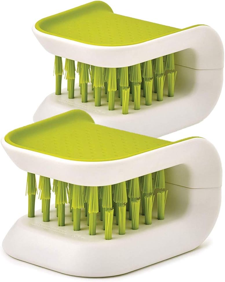 Set 2 Cepillos Limpiar Cuchillos Antiderrap