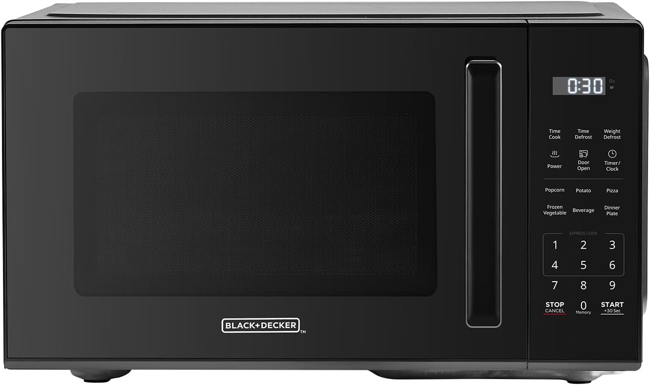 Horno microondas para encimera BLACKDECKER 900 W con 6 ajustes preestablecidos