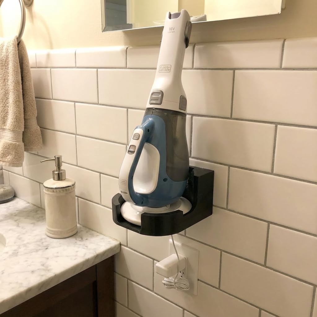 Soporte pared compat. BlackDecker Dustbuster CHV1410L