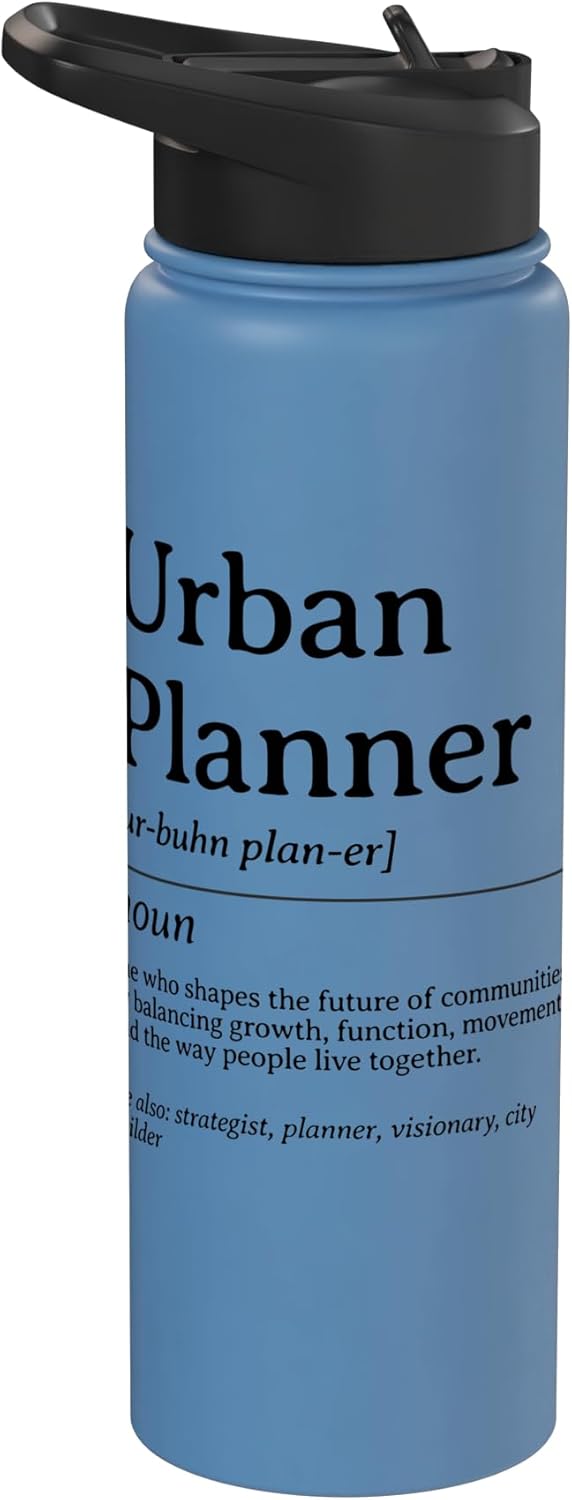 Botella de agua aislada de acero inoxidable definición diseño comunidad planificación urbana