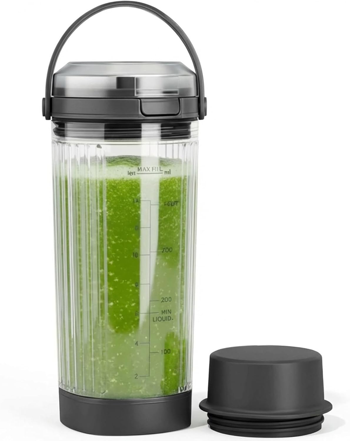 4 Pzas Vaso Mezcla 18oz Tapa Cubierta Sin BPA