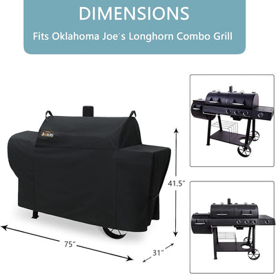 Cubierta parrilla combinada Oklahoma Joe's Longhorn resistente agua