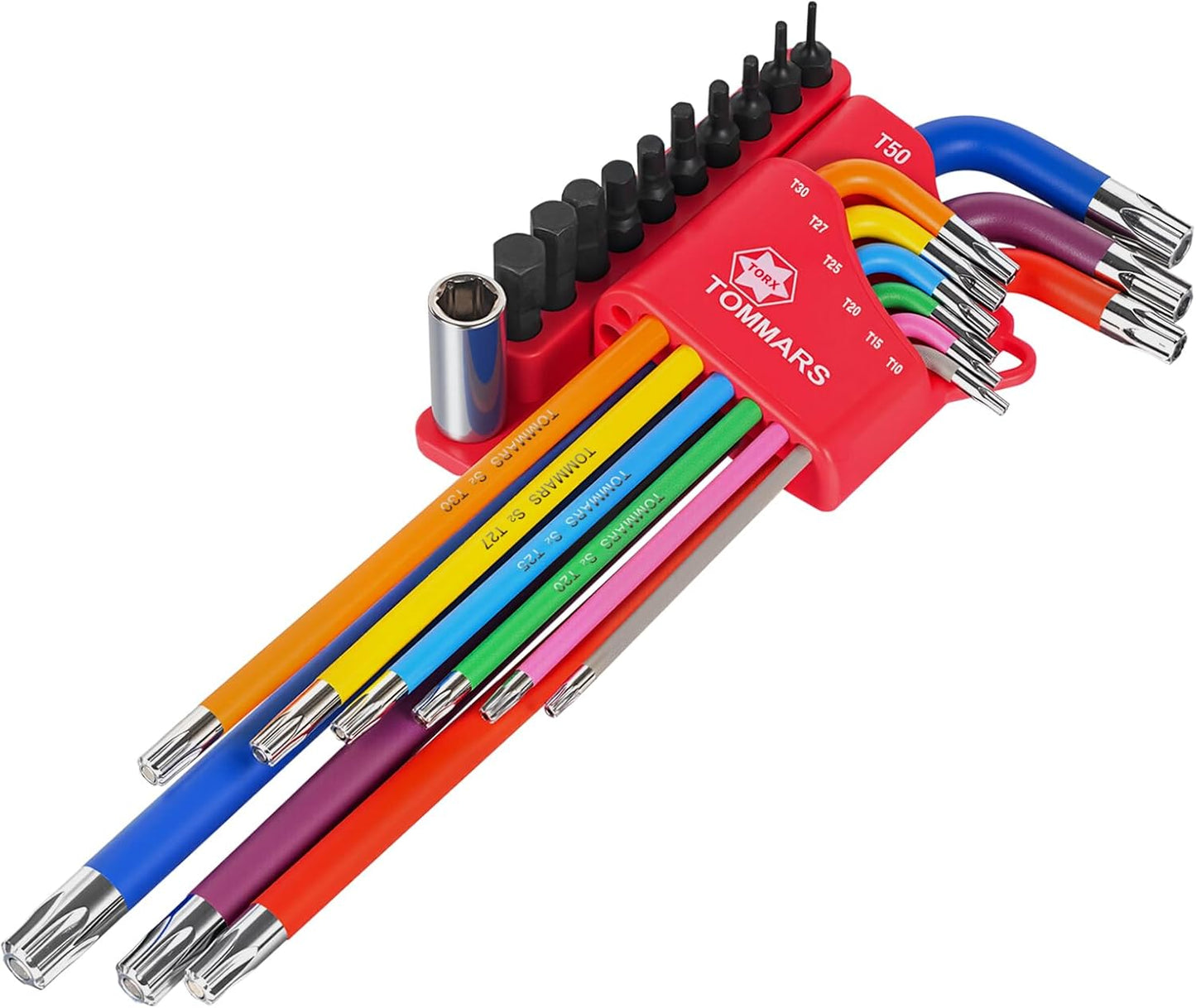 Set 20 Pzas Llaves Torx Magnéticas T10-T50