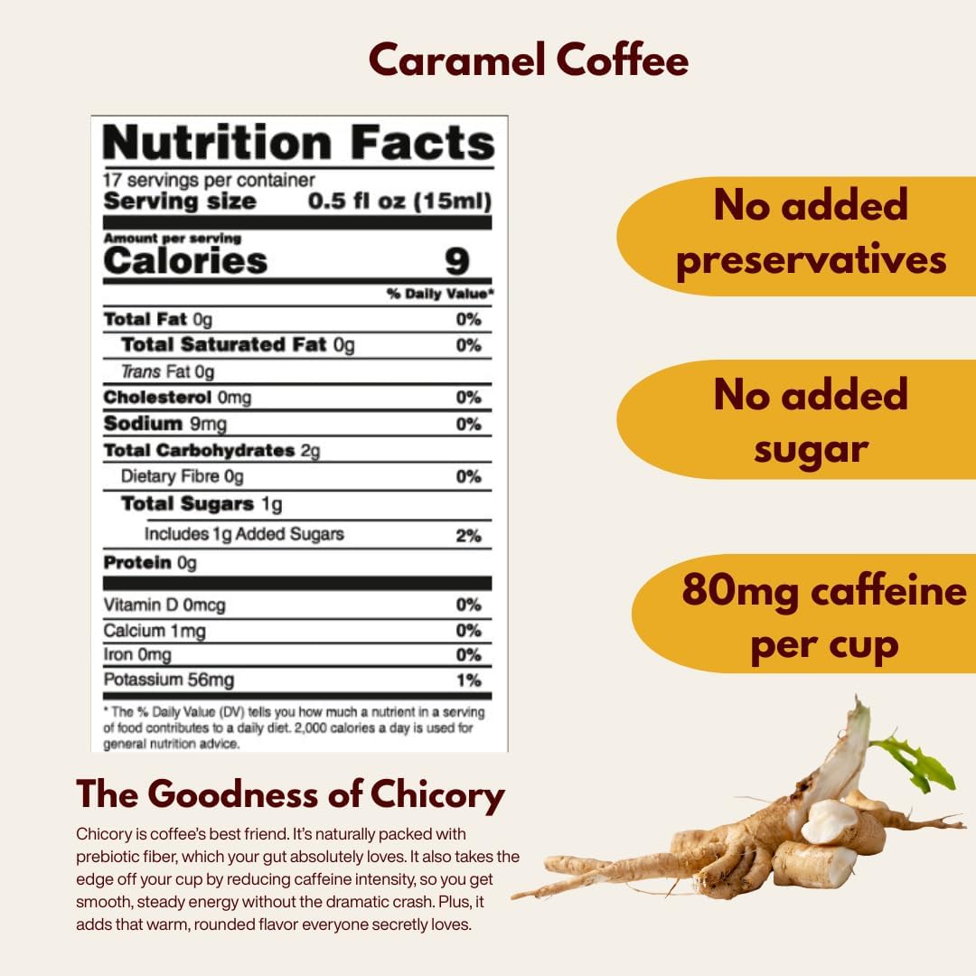 Concentrado de café caramelo 17 porciones 8.62 oz