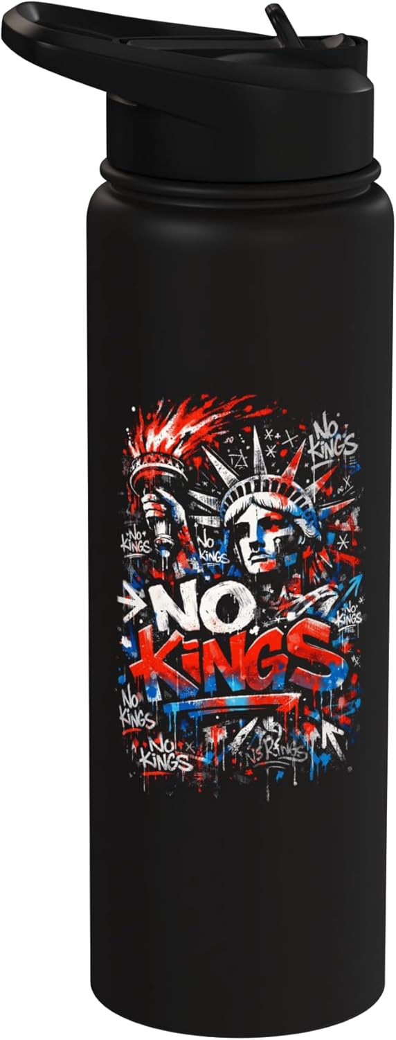 Botella de agua acero inoxidable retro sin BPA