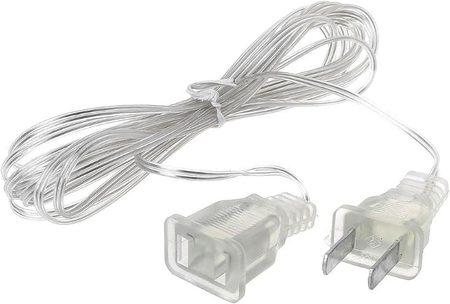 Cable extensión luces led transparente para interiores y exteriores