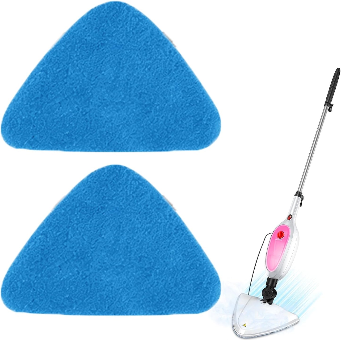 2 Pzas Almohadillas Microfibra para Traperos Vapor HEB-818