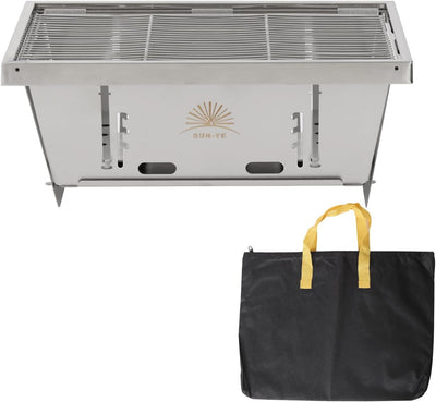 Parrilla carbón mesa IGT acero inox expandible