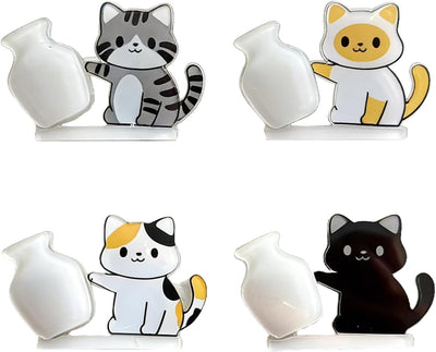 Juego 4 imanes nevera gatitos decoración hogar