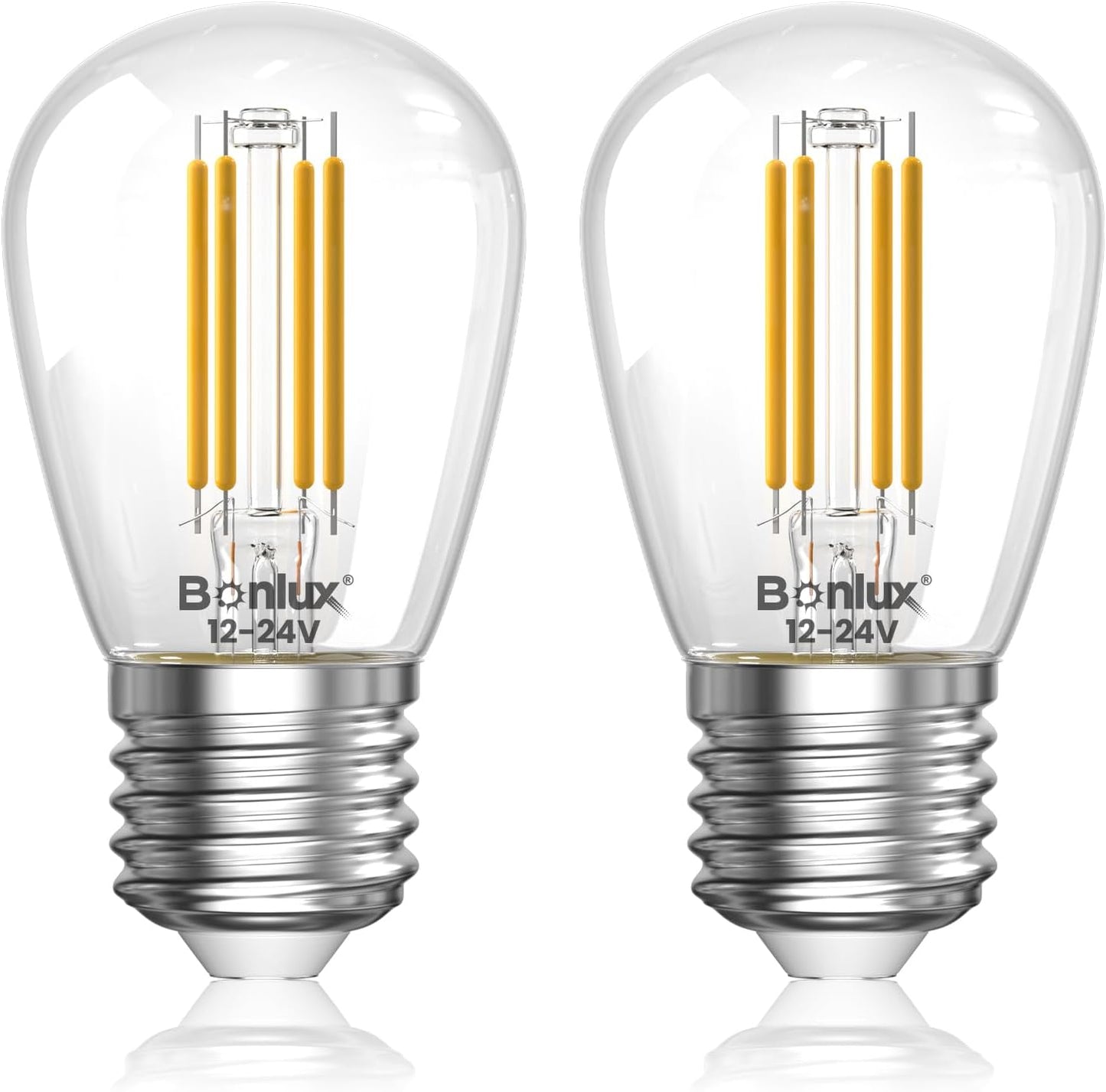 Bombilla LED E26 12V CC/CA 4W 3000K para solar garaje paisaje