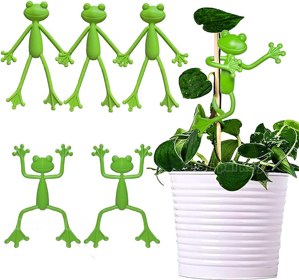 Soporte plantas rana clips macetas interiores