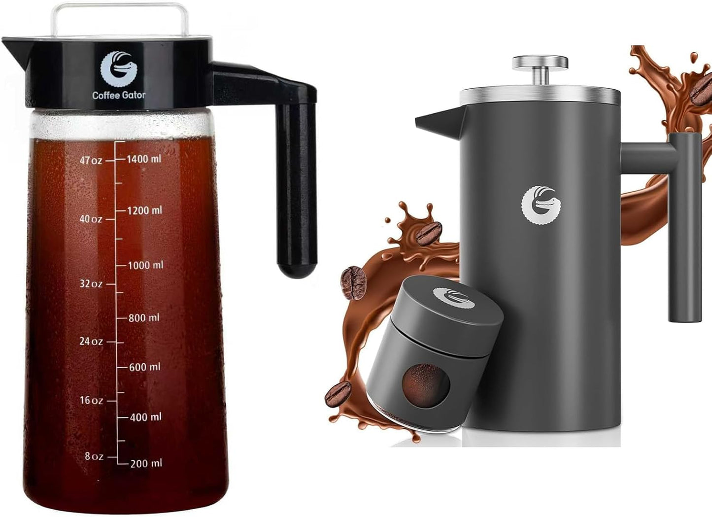 Prensa francesa acero inox 34oz cafetera fría
