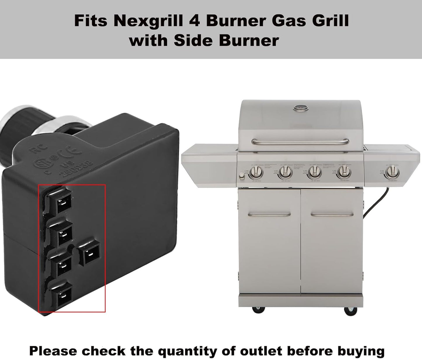 Encendedor pulso 5 salidas para parrilla Nexgrill 720-0830H