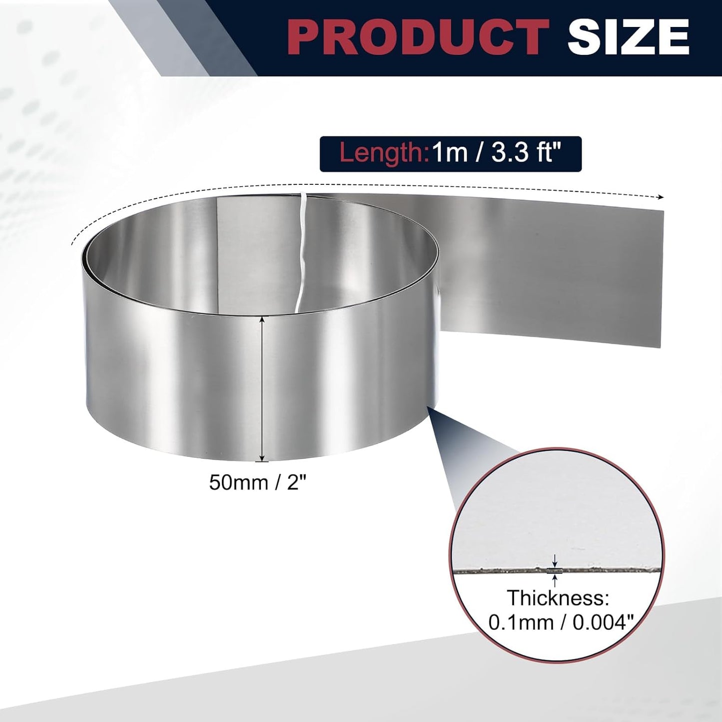 Rollo acero inox 2x3.3pies impermeable con guantes corte