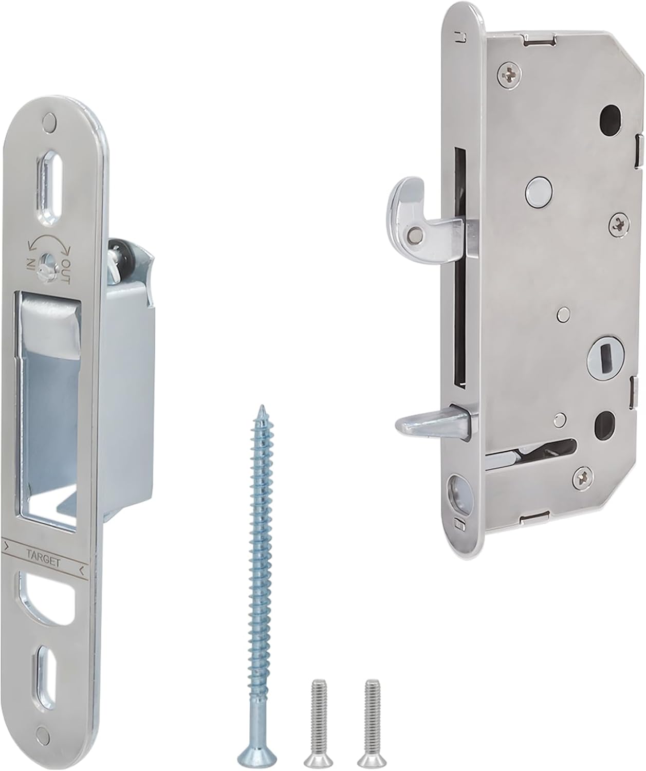Kit cerradura puerta corrediza 2 paneles repuesto Andersen