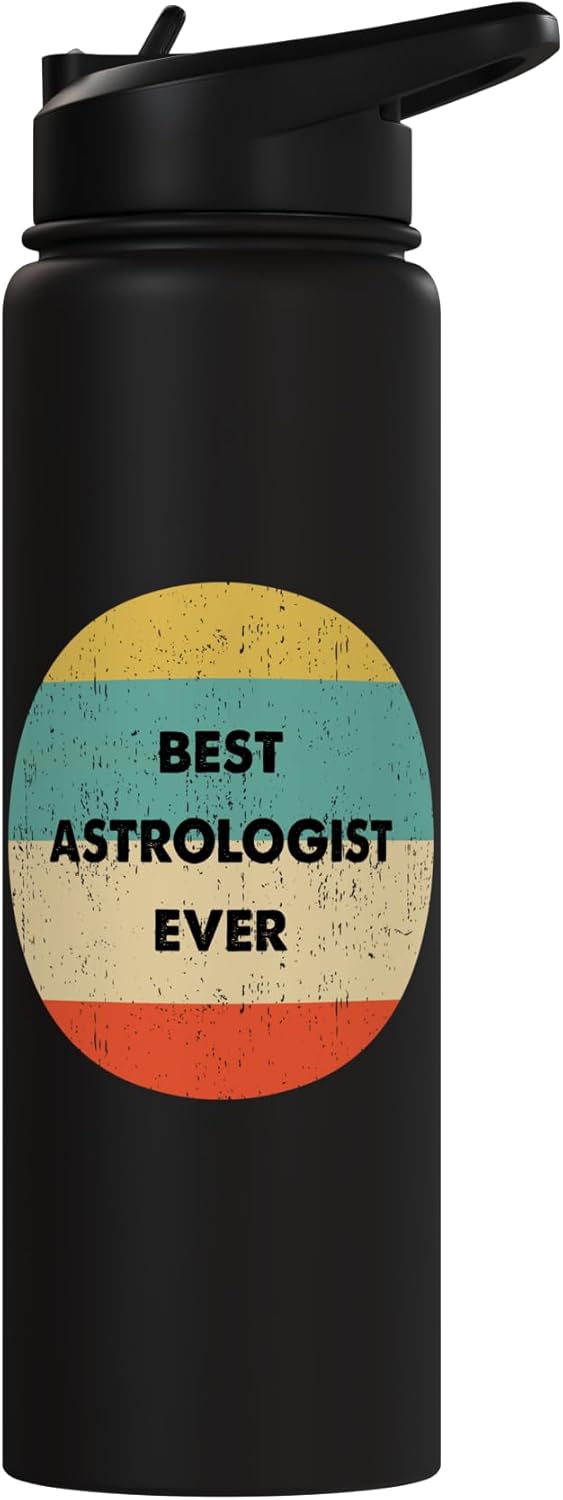 Botella de agua aislada de acero inoxidable Astrologist
