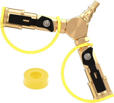 Adaptador propano RV 1/4pulg válvula conexión rápida