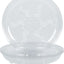 Base plástico transparente para plantas 5uds