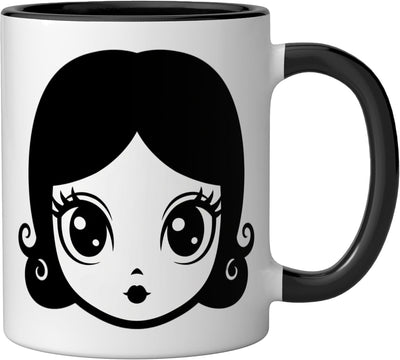 Taza Cerámica Virgo Astronomía Negro/Blanco
