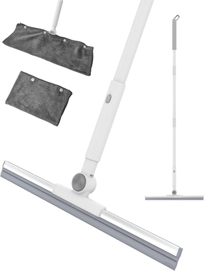 Escoba silicona 16.7pulg con clip limpiador ventana 53pulg