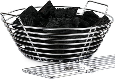 Cesta carbón acero inox para huevos grandes Kamado Joe