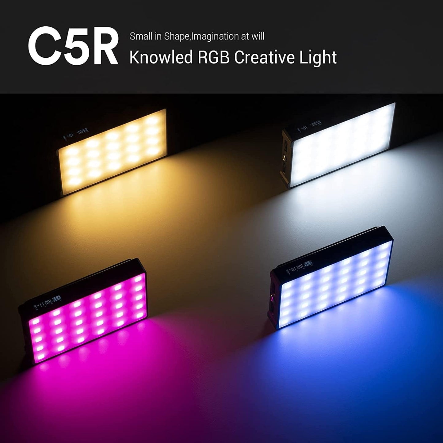 Luz RGB con 14 efectos batería 3000mAh