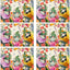 Set 6 manteles tulipanes 12x18pulg para fiesta
