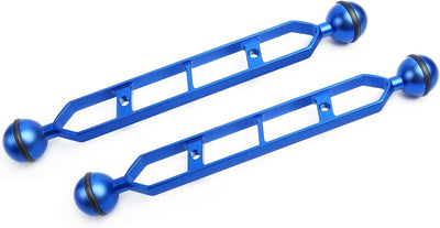 Brazo extensión aluminio 9pulg doble bola conector