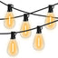 Cadena Luces Exteriores 26.2pies 191bombillas Regulable Conectable