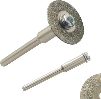 12 Discos Corte Diamante 0.63pulg Mandril Metal Madera Plástico
