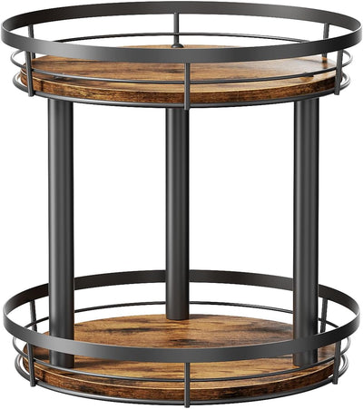Organizador de plato giratorio Lazy Susan de madera 9-10 pulgadas