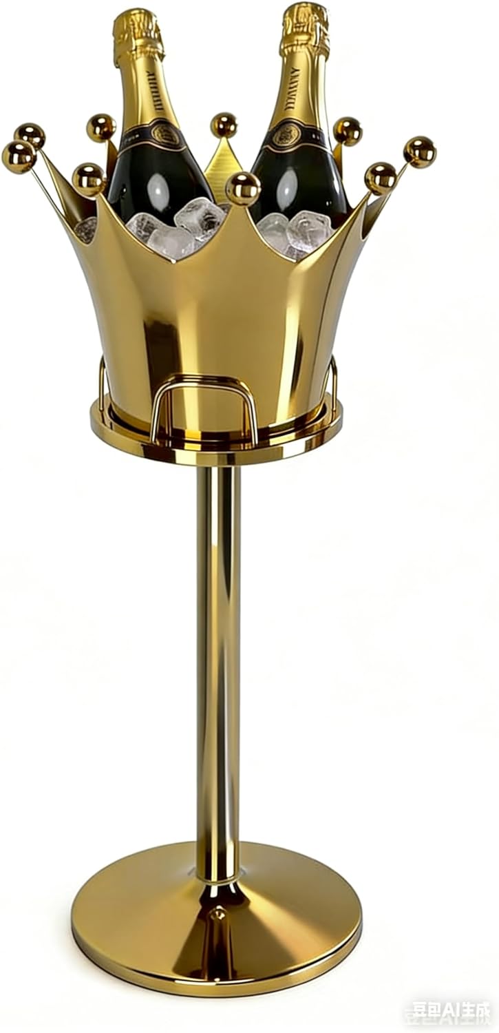 Cubo hielo acero inox 8 bolas sólidas forma corona