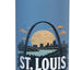 Botella de agua acero inoxidable vintage St. Louis