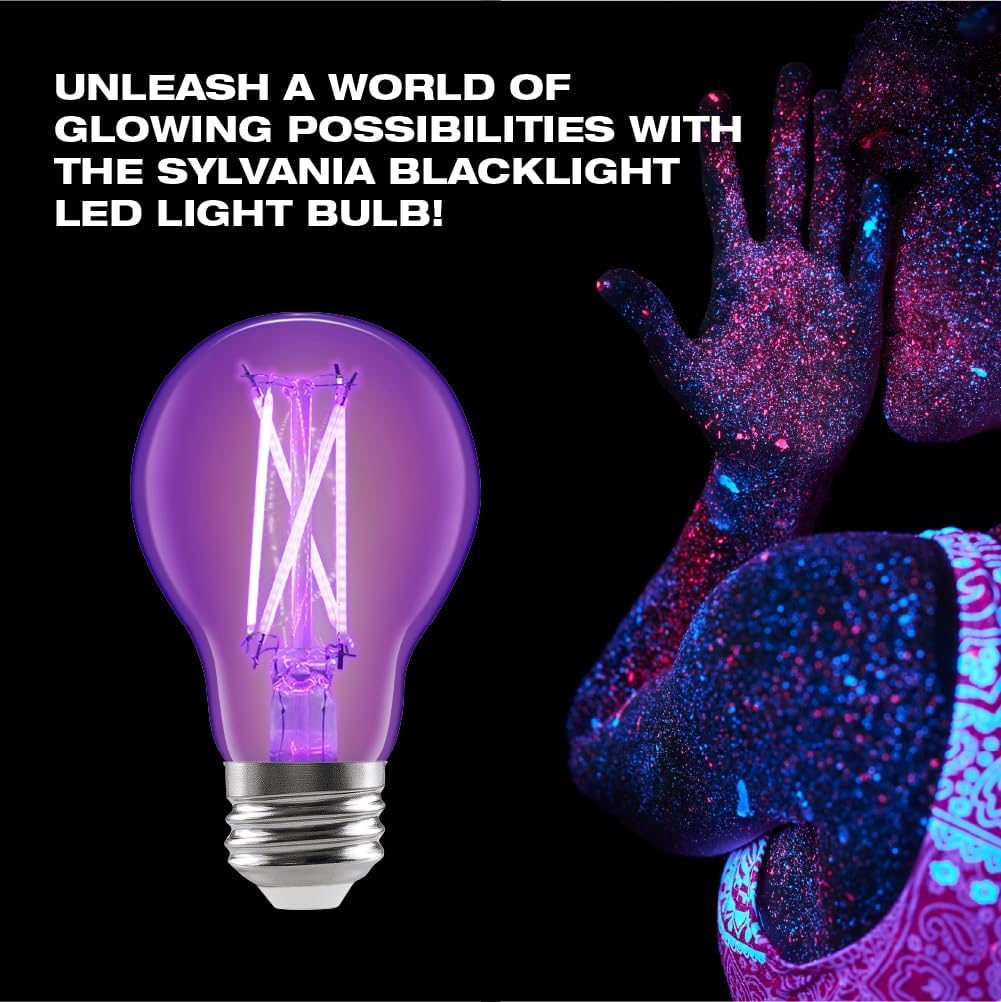 Bombilla LED A19 negra 7W base media pack 2