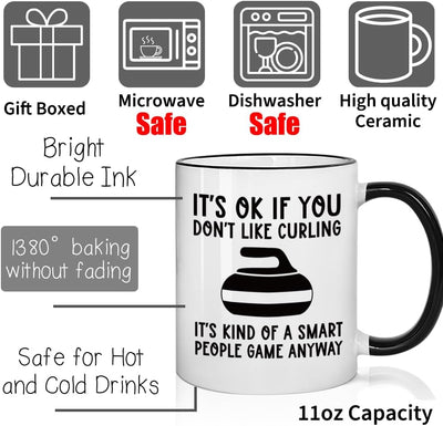 Taza de café regalo para jugadores de rizos y amigos