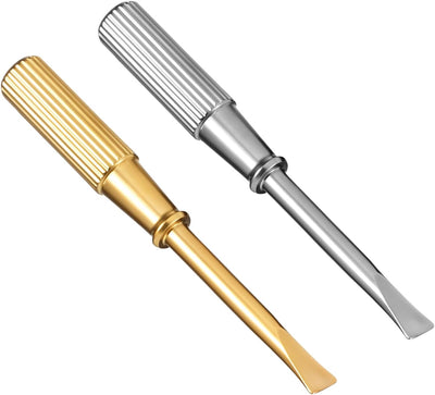 2 Pzas Destornillador Acero Inox para Pulseras de Amor Oro Plata