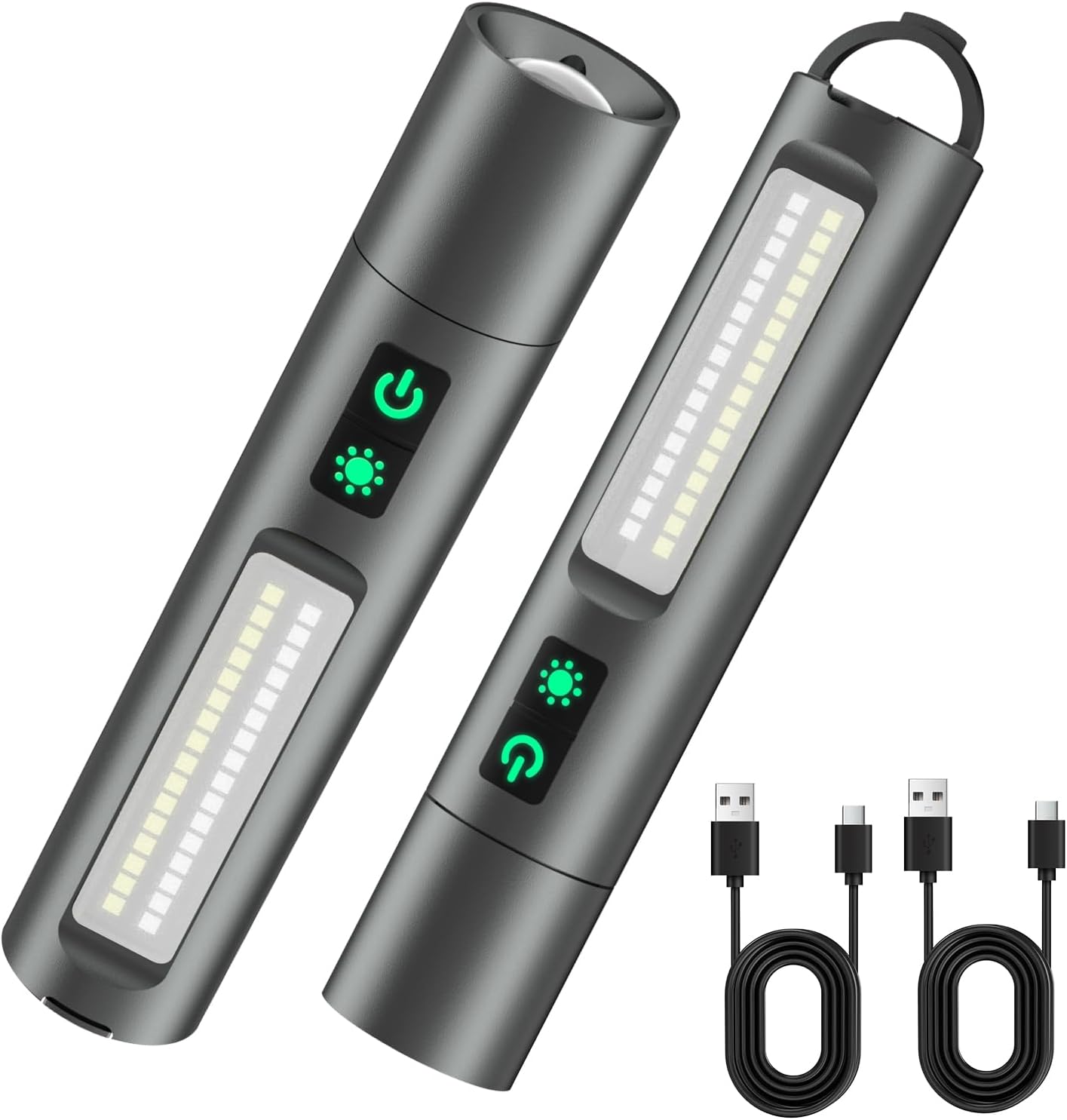 Linterna recargable imán LED 7 modos hogar coche camping
