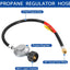 Regulador propano 2ft manguera universal parrilla calentador