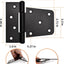 Bisagras hierro negro 3.5pulg para puerta granero