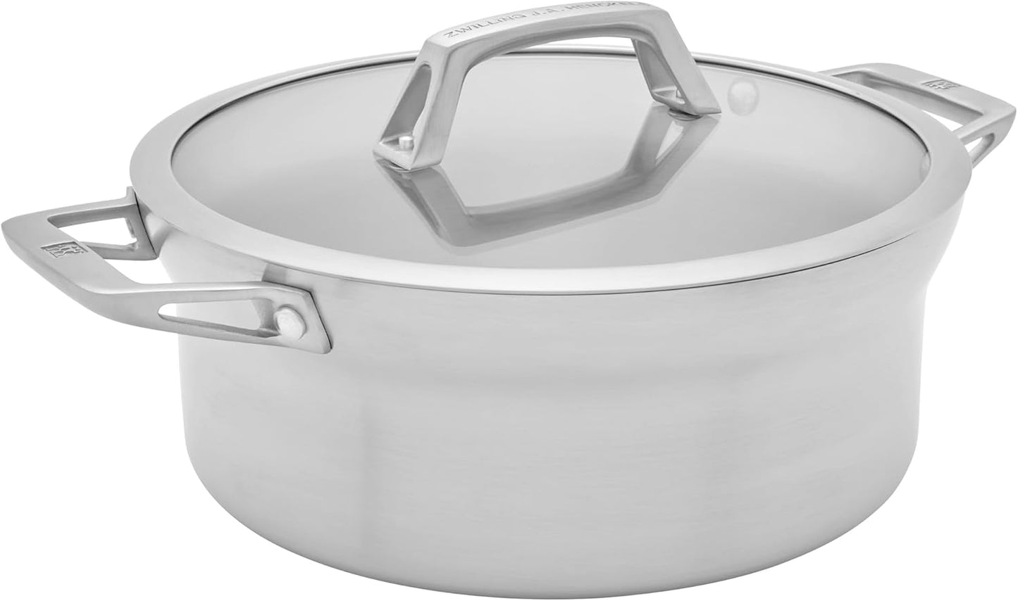 Horno holandés acero inox 5qt con tapa