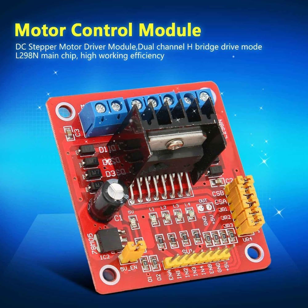 Módulo controlador motor dual H L298N 5V-35V