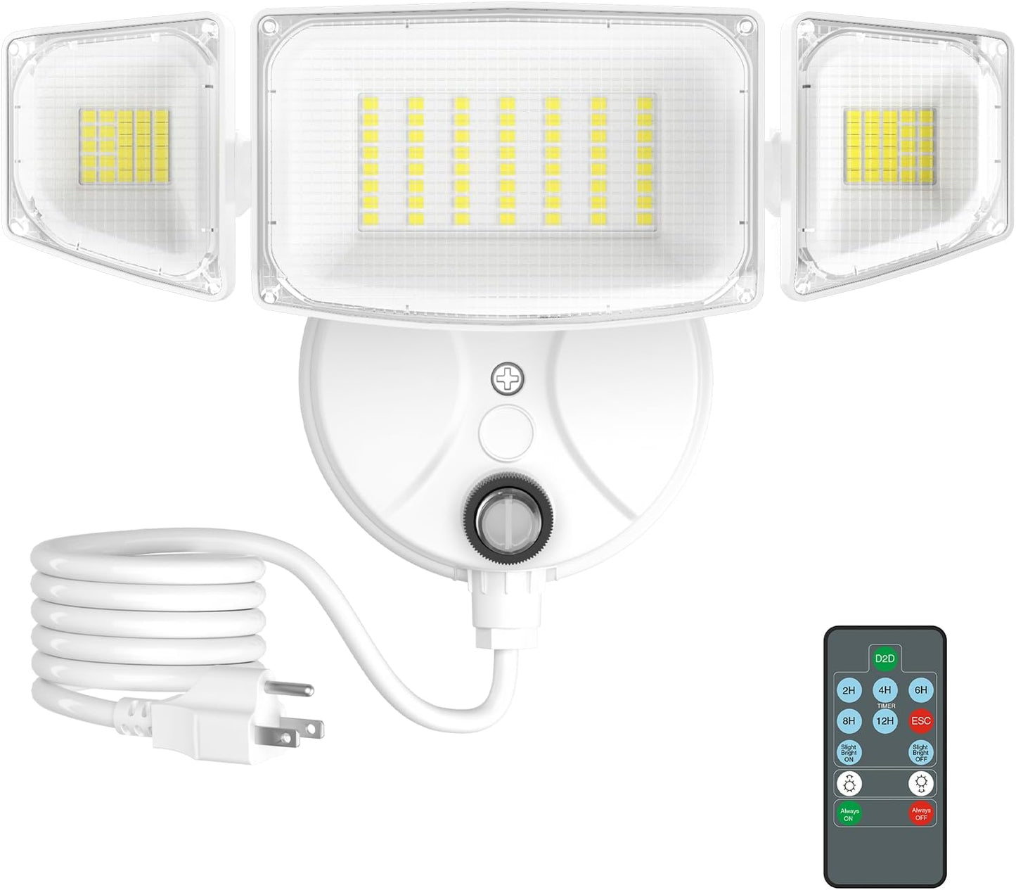 Iluminación exterior 100 W 10000 lm con control remoto IP65