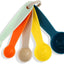 Set 5 cucharas medidoras plástico varios colores